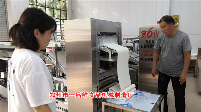 自循環(huán)揉壓機調試中