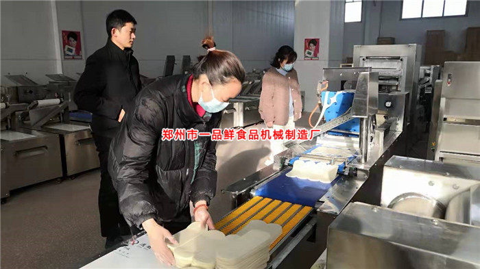 350型自動(dòng)疊片燴面機設備